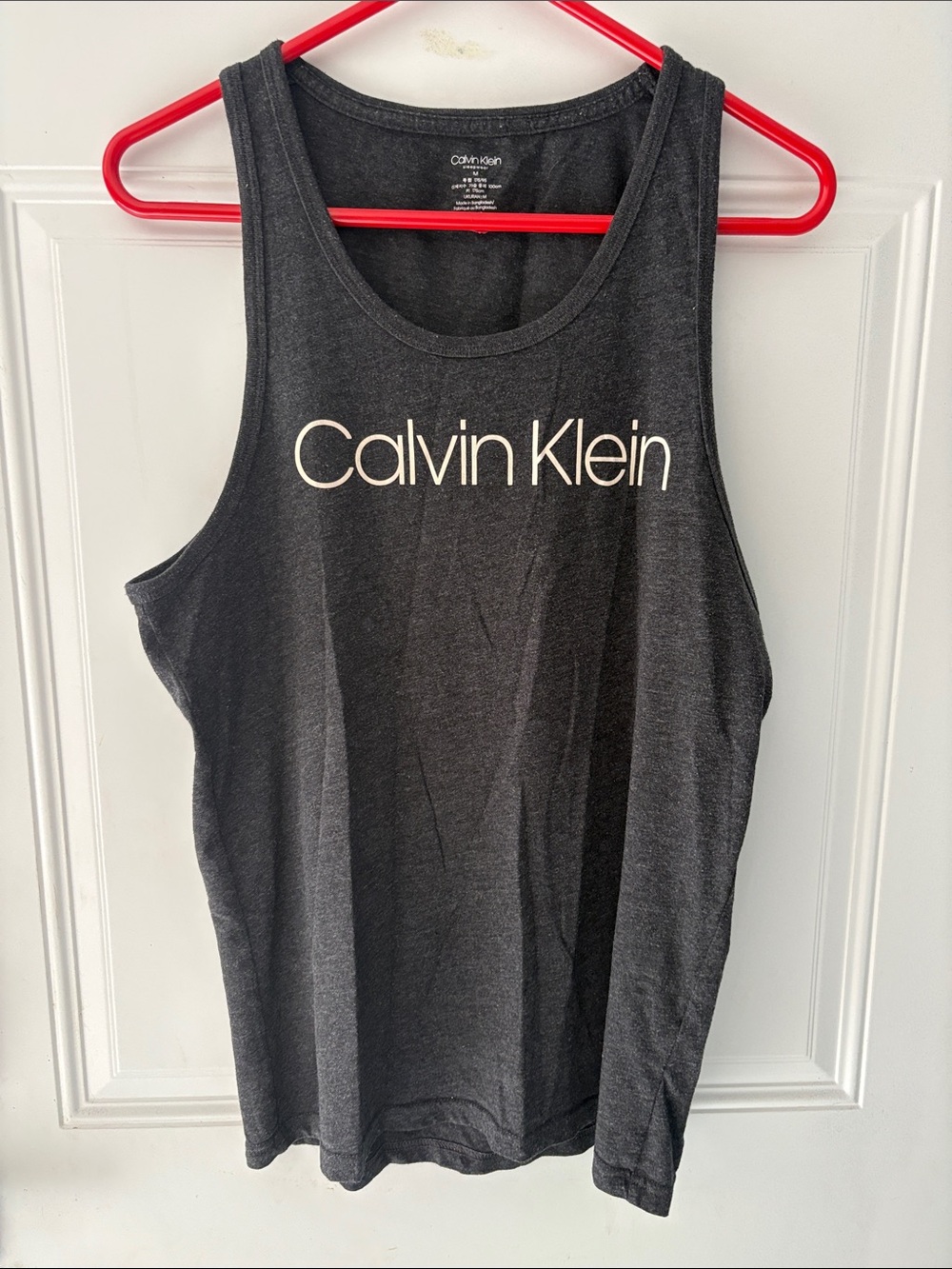 Calvin Klein Black Logo Muscle Tank